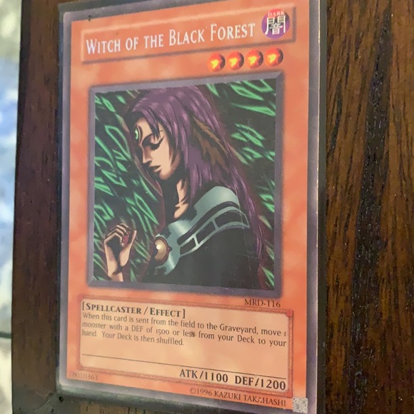 YU-GI-OH vintage card witch of the Black Forest - Picture 4 of 5